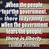 Thomas Jefferson Liberty vs Tyranny
